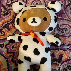 rilakkuma cow costume plush